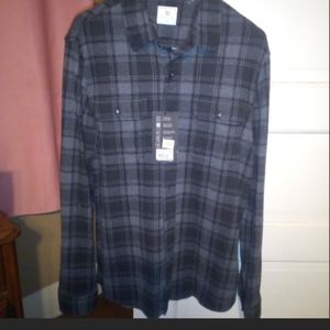7D CHECK PLAID LONG SLEEVE BUTTON UP SIZE S IN MALE